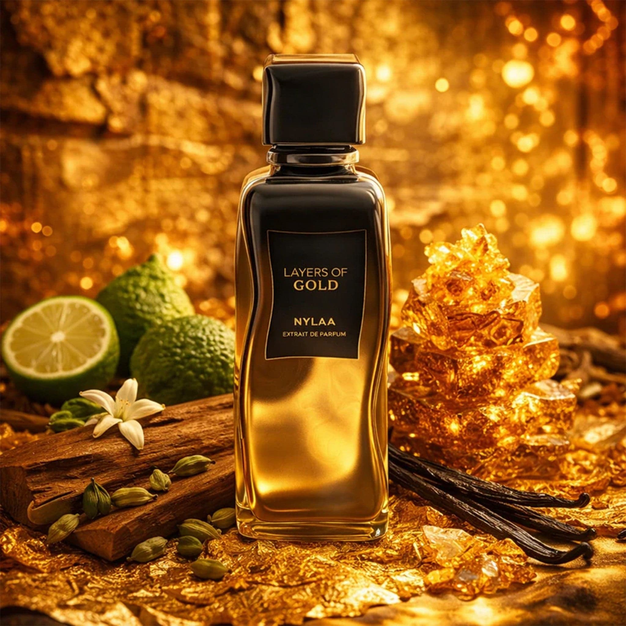 Layers of Gold by Nylaa - Men Perfume - Extract de parfum - 100ml 309763