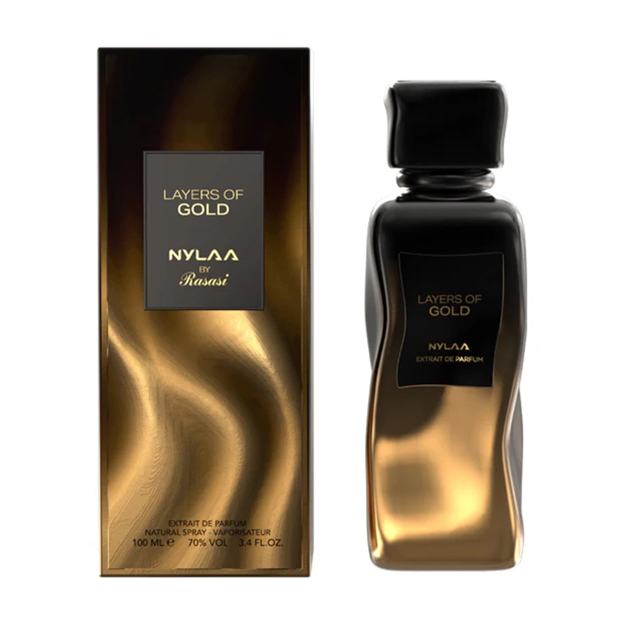 Layers of Gold by Nylaa - Men Perfume - Extract de parfum - 100ml 309763