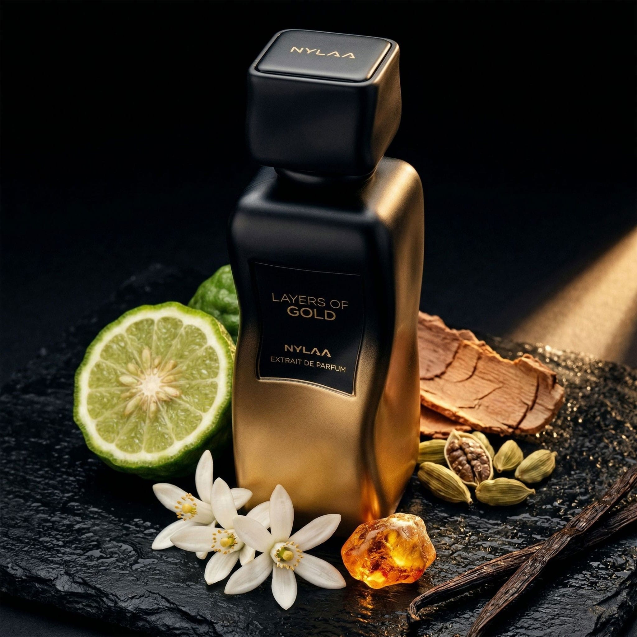 Layers of Gold - Nylaa by Rasasi - Extrait de Parfum Men - 100 ml 309763