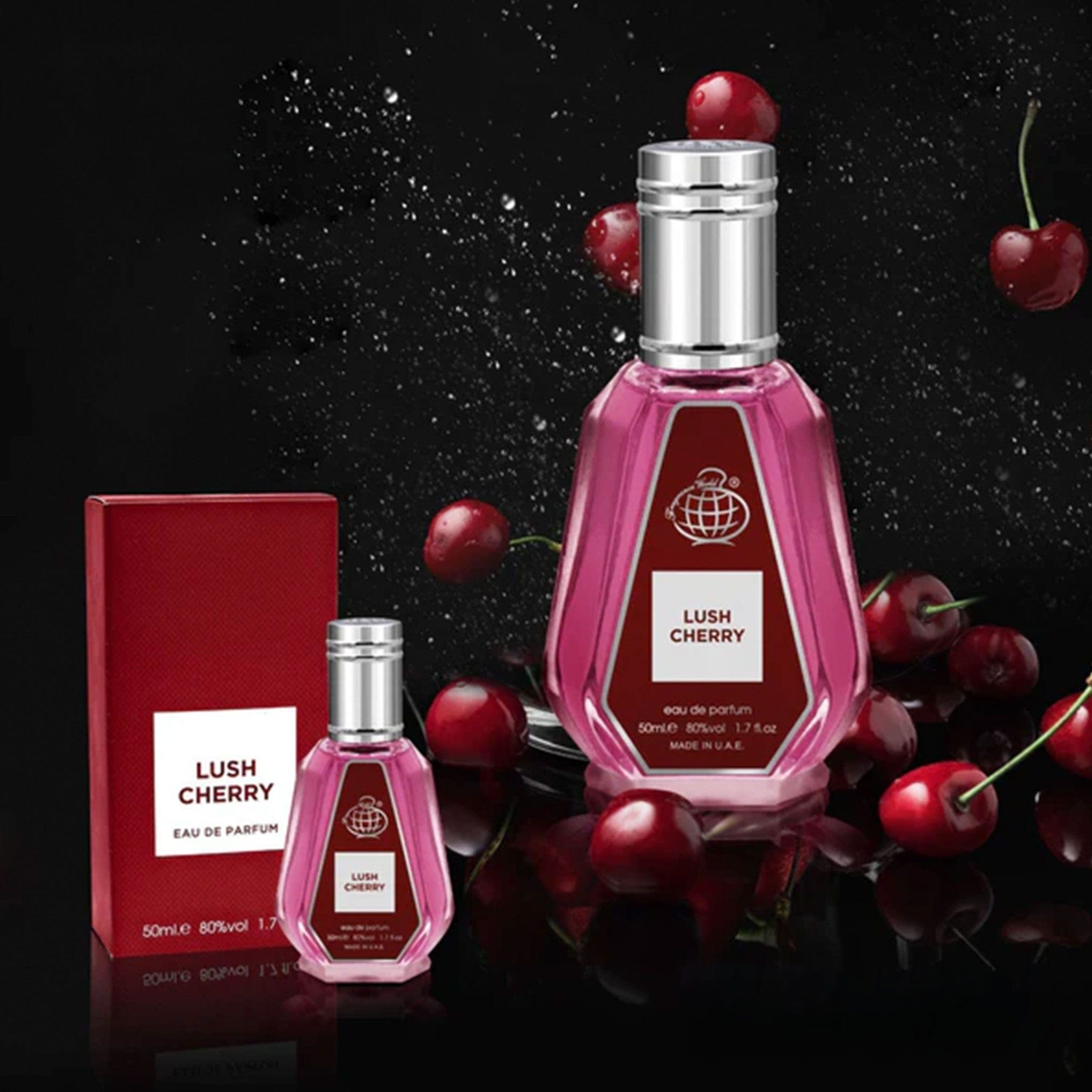 Lush Cherry Eau de Parfum 50ml by Fragrance World - Women Perfume - EDP - 50ml 309978
