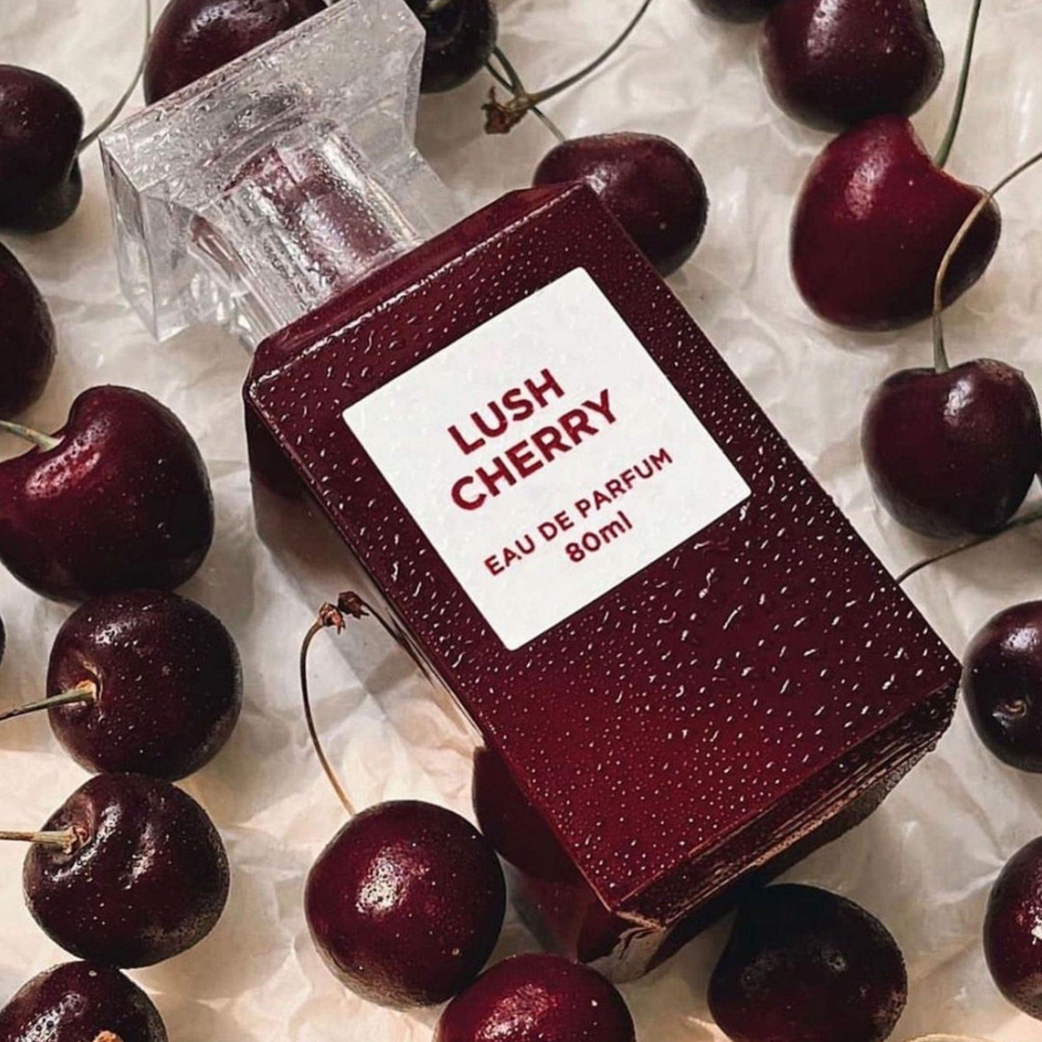 Lush Cherry Eau de Parfum 80ml by Fragrance World - Women Perfume - EDP - 80ml 309564