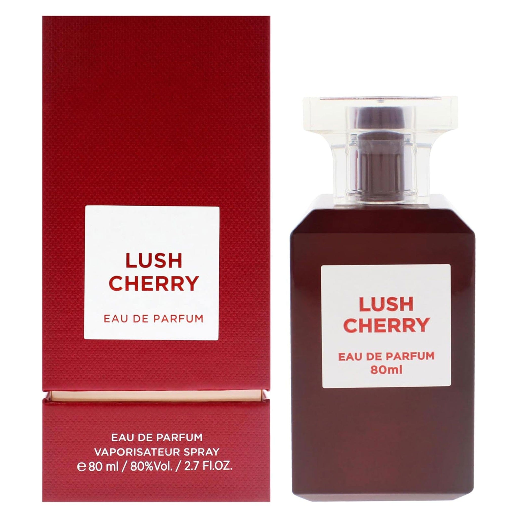 Lush Cherry Eau de Parfum 80ml by Fragrance World - Women Perfume - EDP - 80ml 309564
