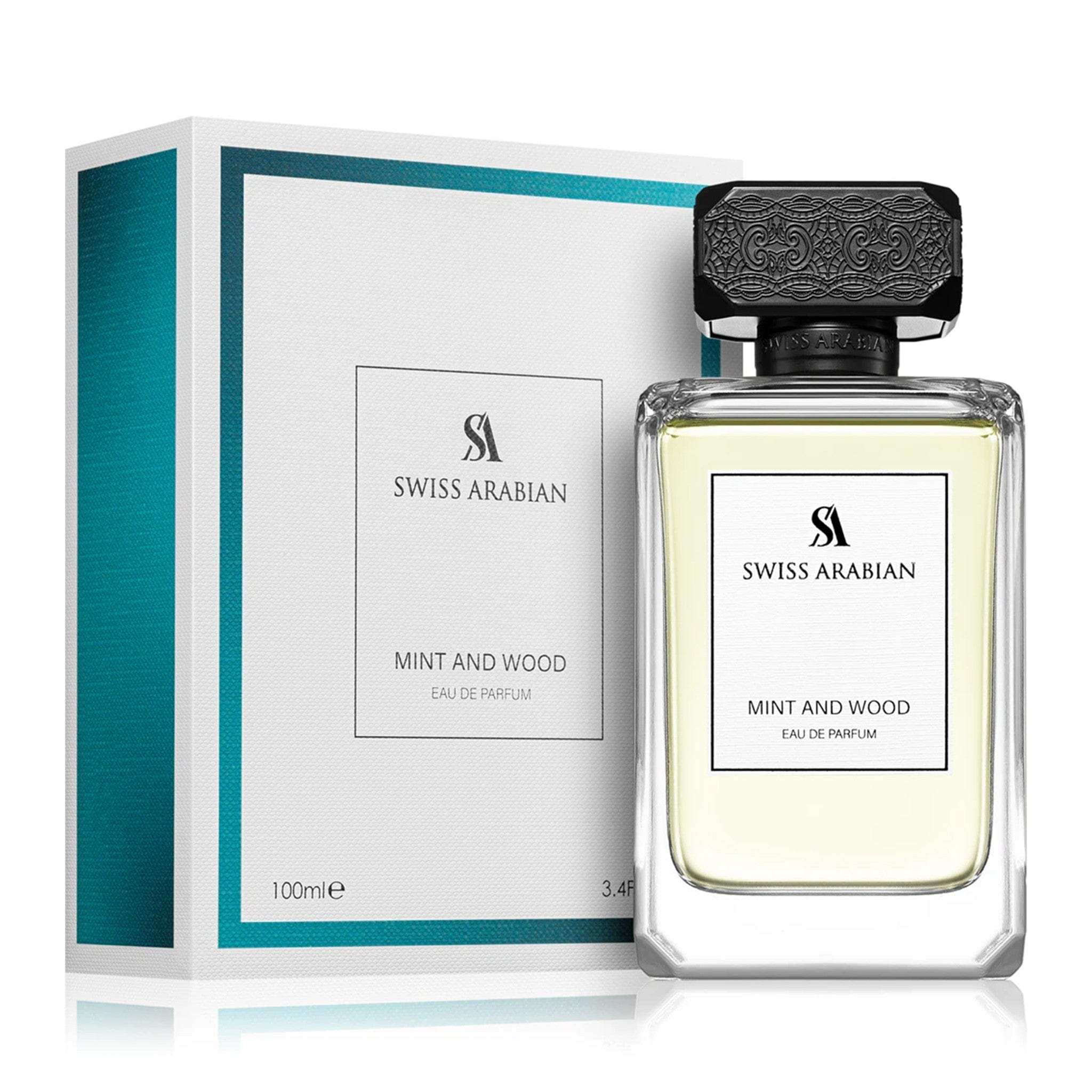 Mint and Wood Eau de Parfum 100ml by Swiss Arabian - Men Perfume - EDP - 100ml 310096