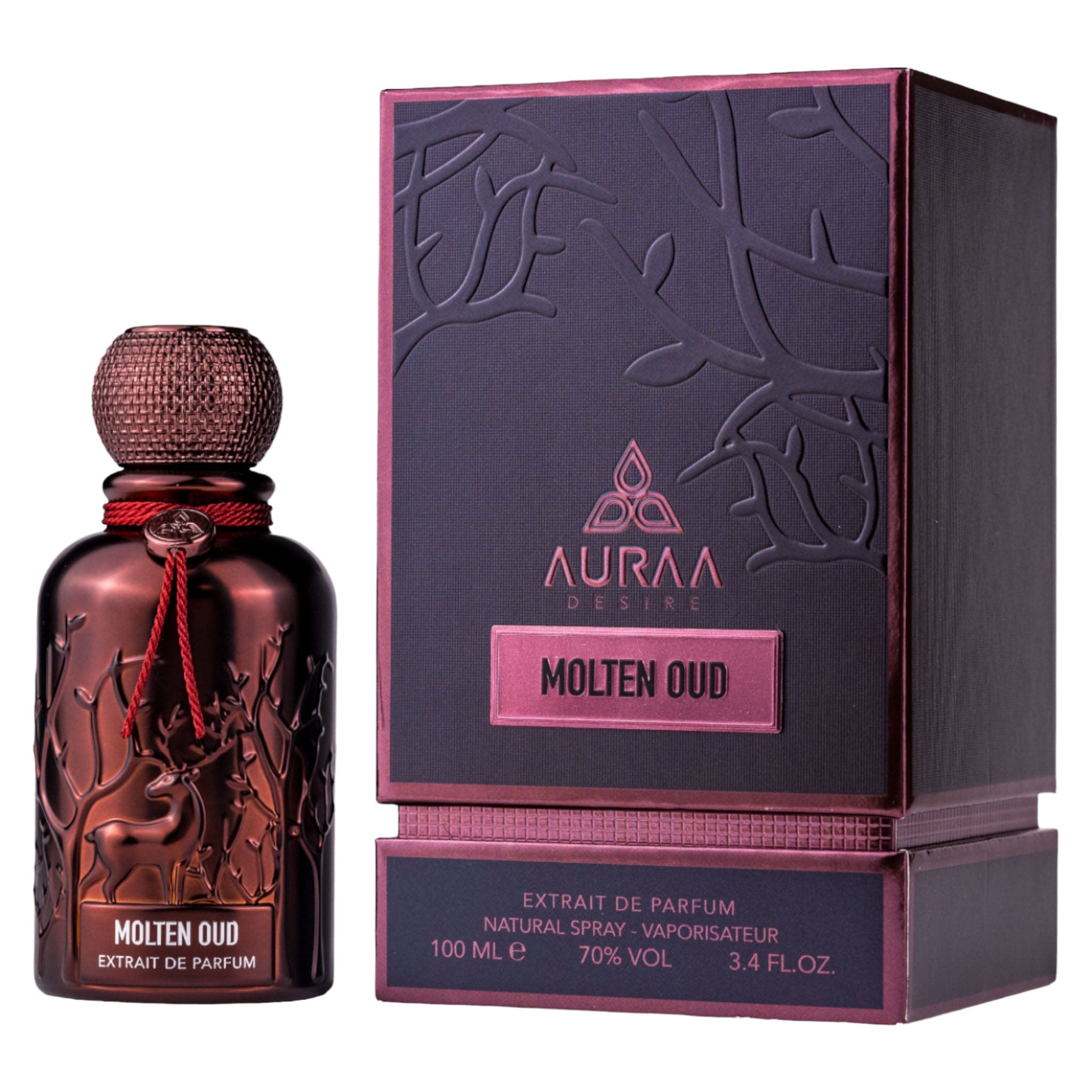 Molten Oud by Auraa Desire - Extrait de Perfume Unisex - 100 ml 308360