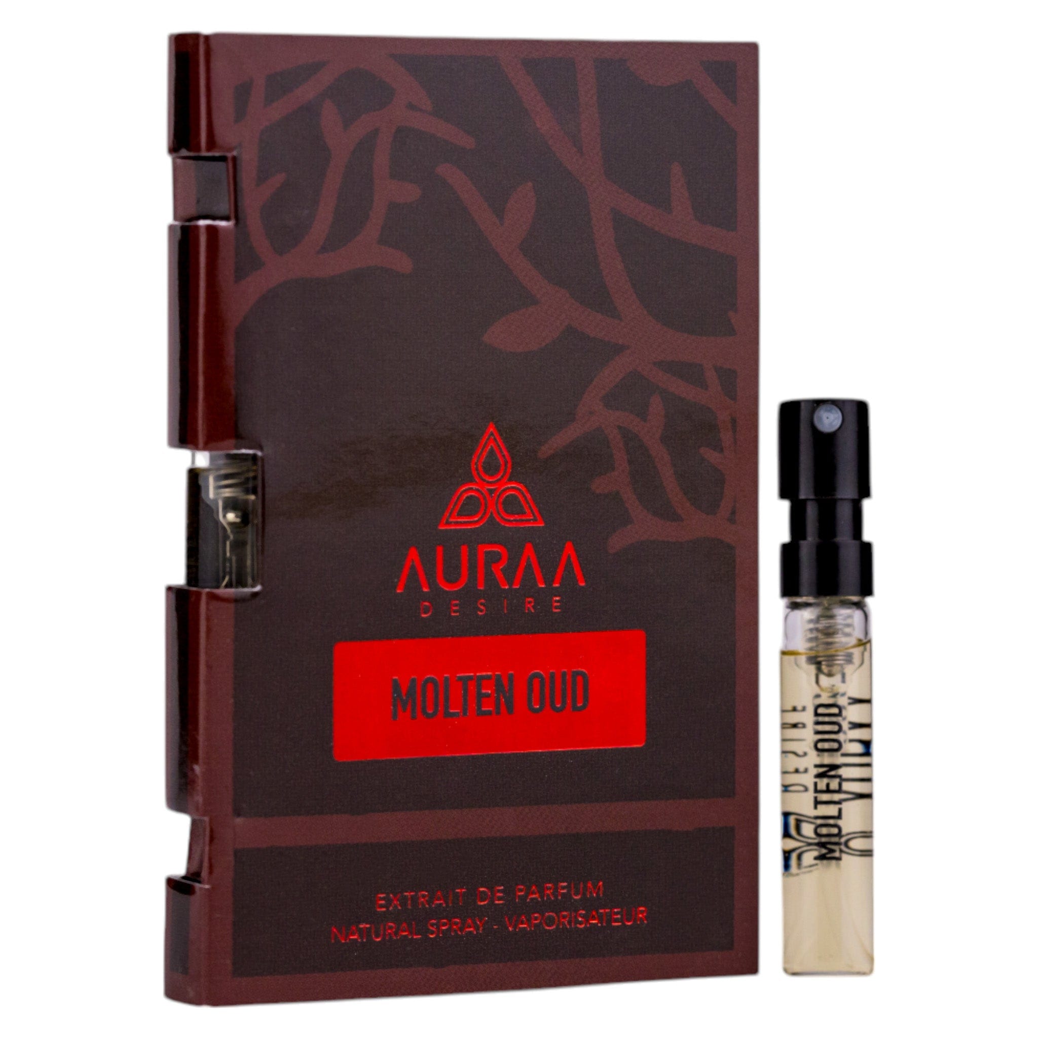 Molten Oud by Auraa Desire - Extrait de Perfume Unisex - 2 ml 308582