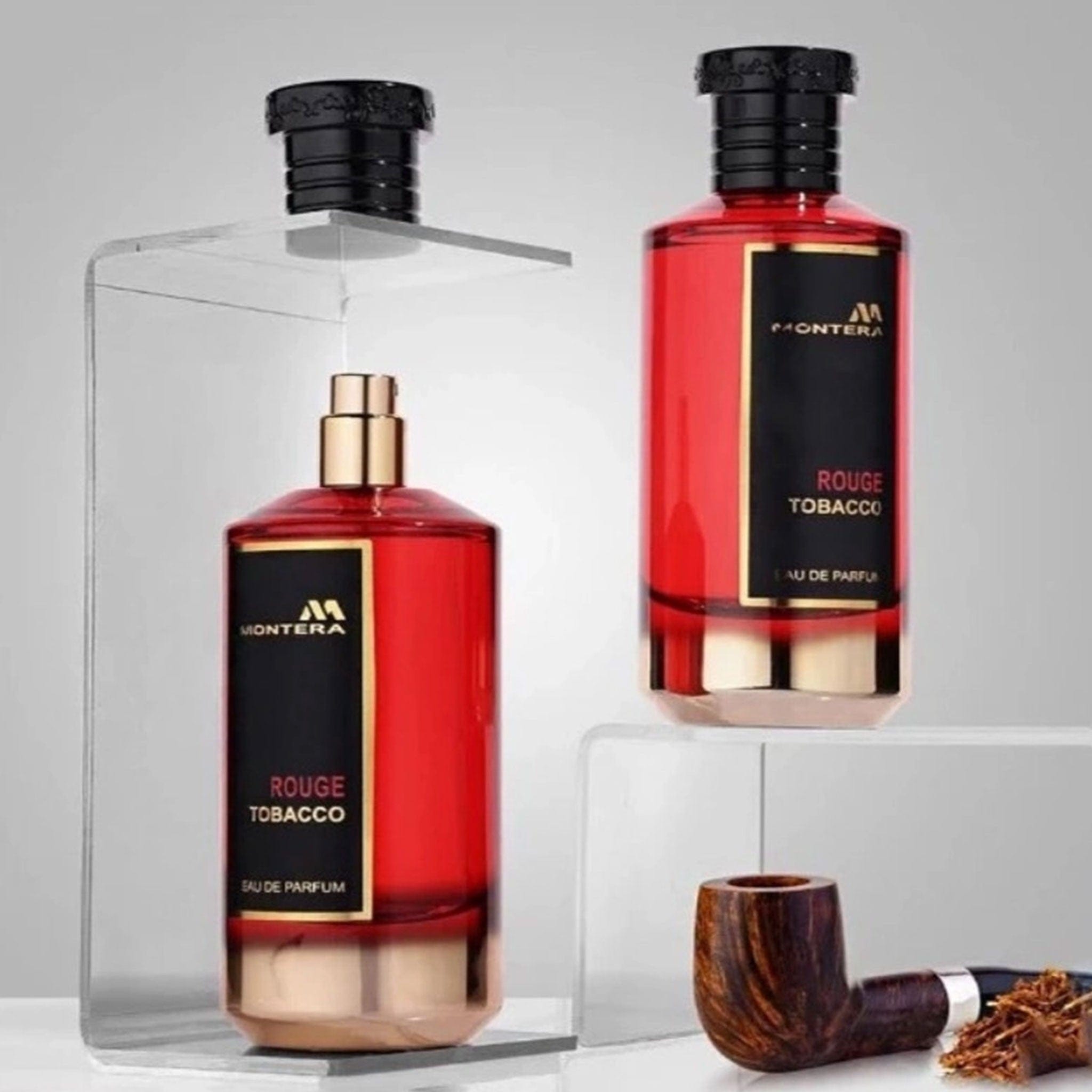 Montera Rouge Tobacco Eau de Parfum 100ml by Fragrance World - Men Perfume - EDP - 100ml 309545