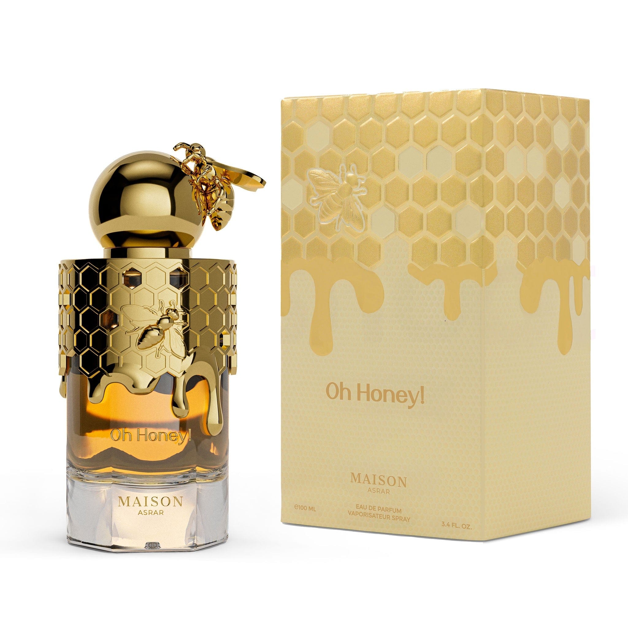 Oh Honey! Eau de Parfum 100ml by Maison Asrar - Unisex Perfume - EDP - 100ml 309608