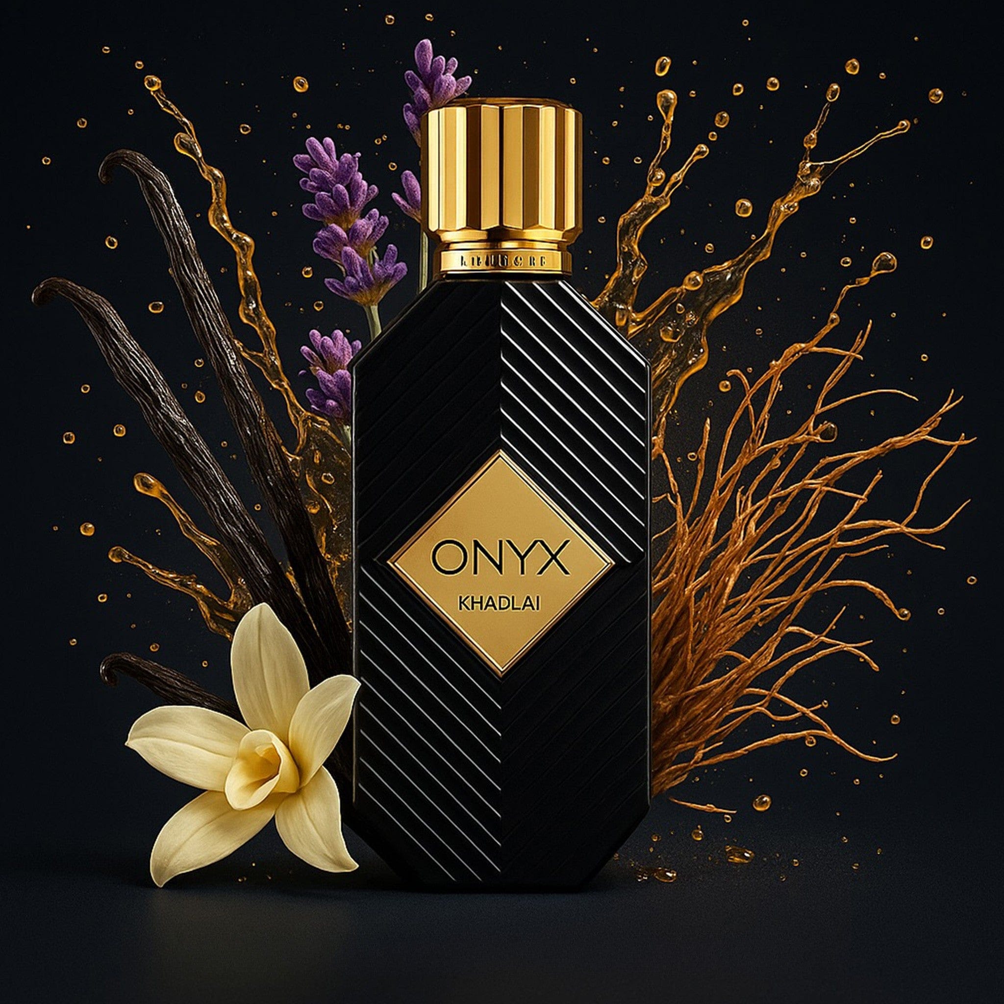Onyx Gold Eau de Parfum 100ml by Khadlaj - Men Perfume - EDP - 100ml 310566