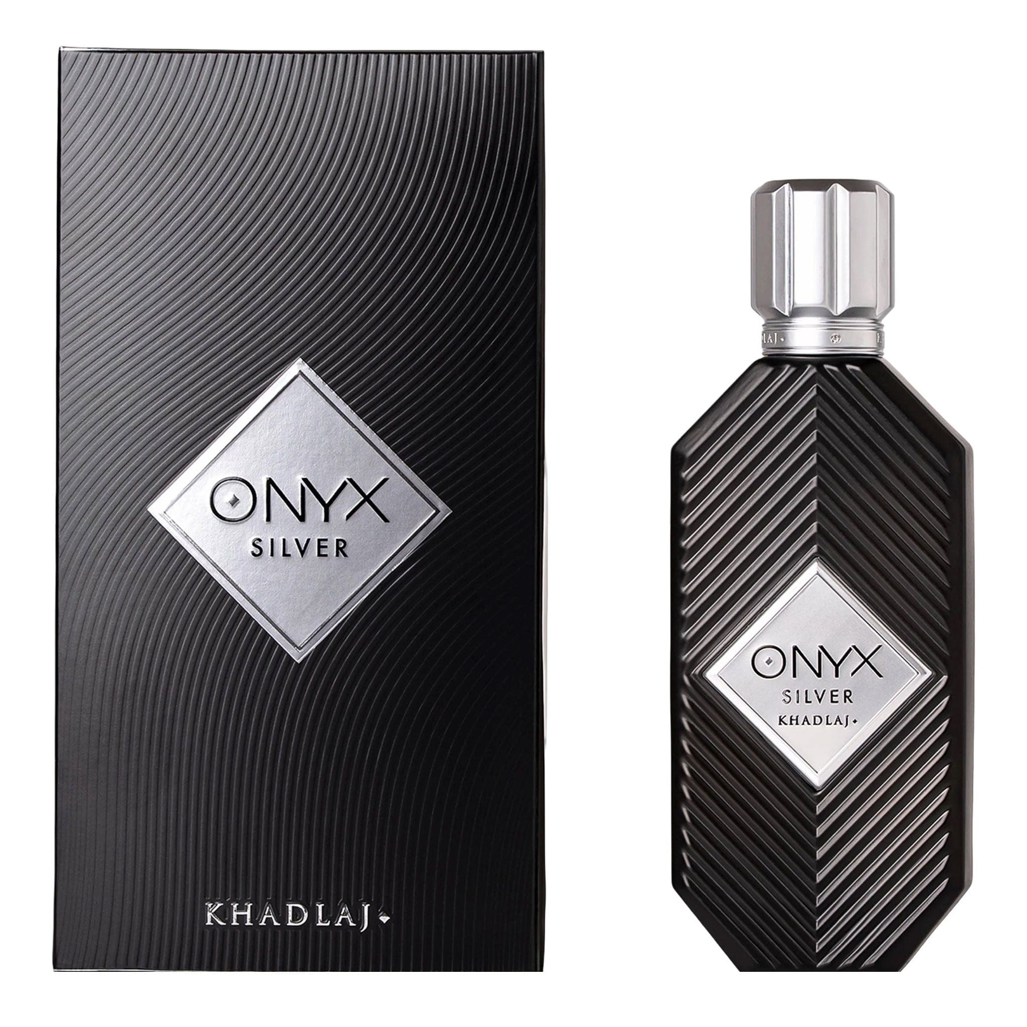 Onyx Silver Eau de Parfum 100ml by Khadlaj - Unisex Perfume - EDP - 100ml 310673