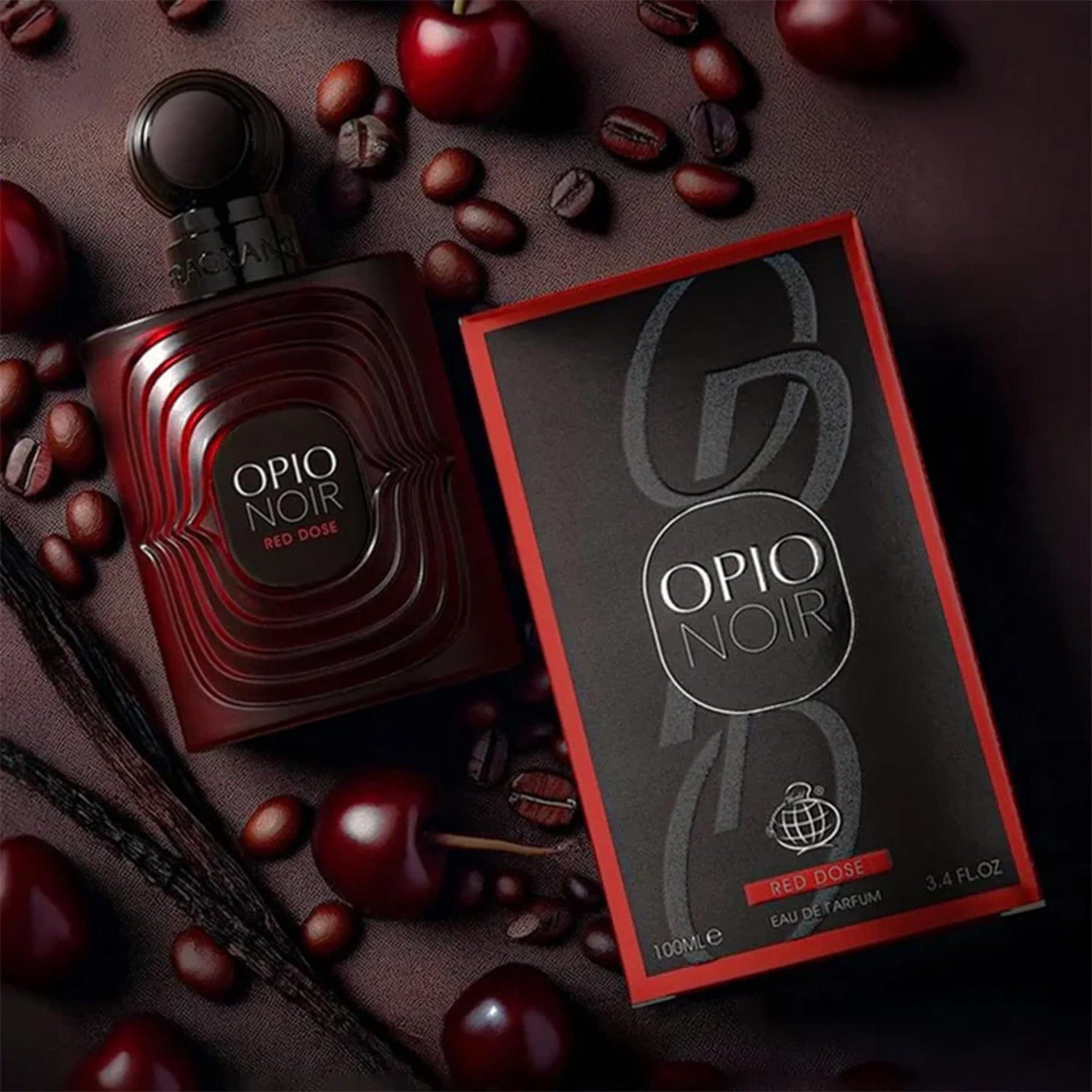 Opio Noir Red Dose Eau de Parfum 100ml by Fragrance World - Women Perfume - EDP - 100ml 310624