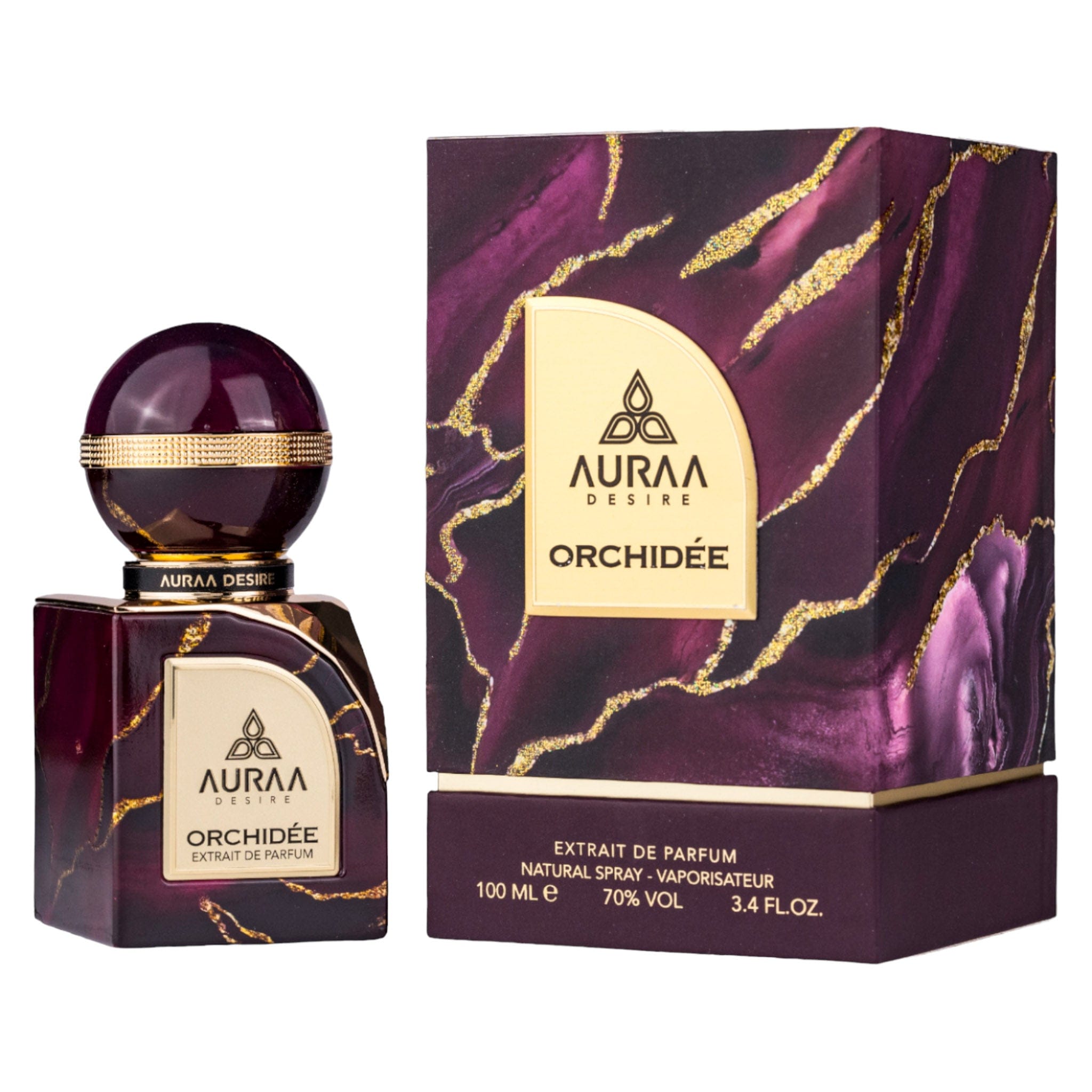 Orchidée by Auraa Desire - Extrait de Perfume Unisex - 100 ml 308354