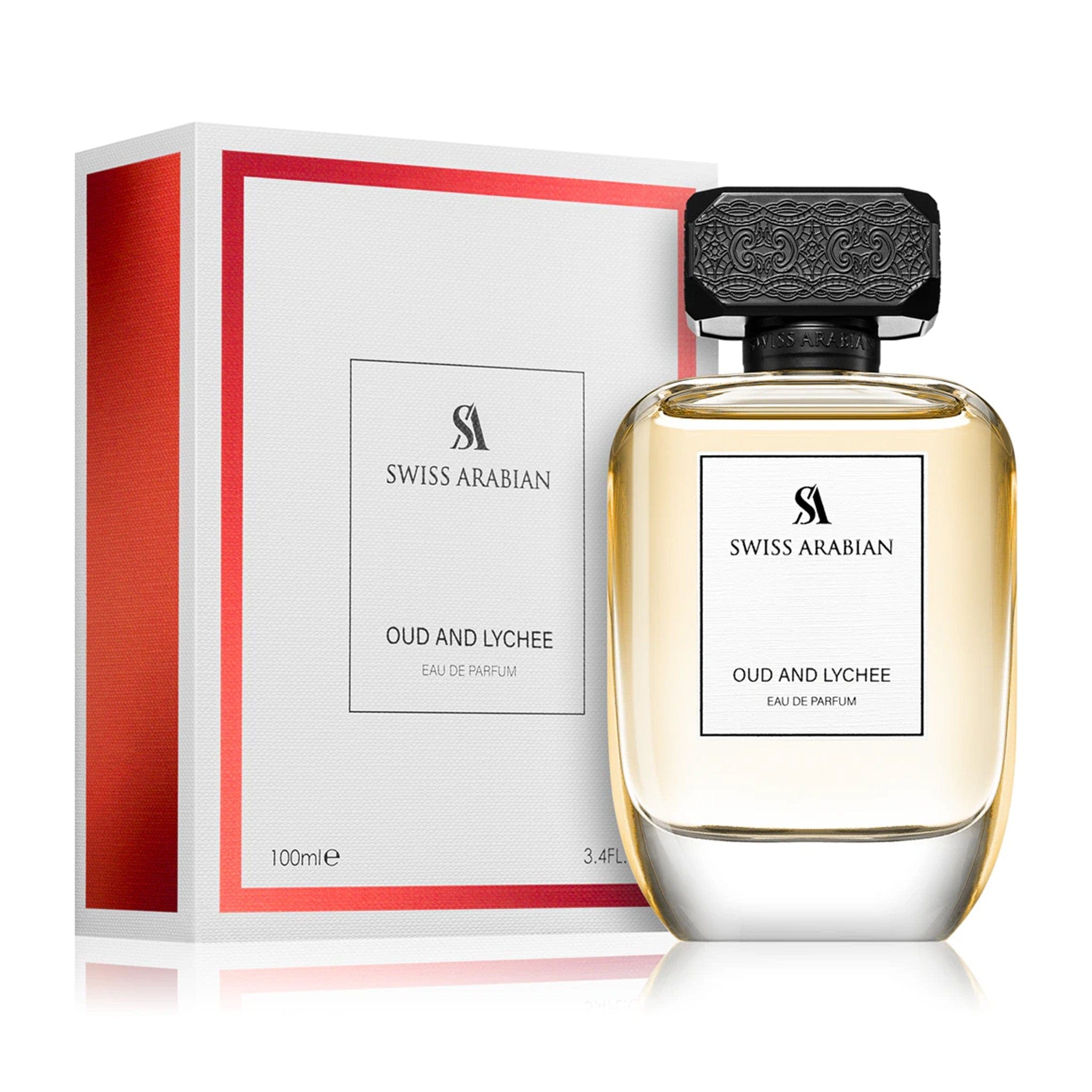 Oud and Lychee Eau de Parfum 100ml by Swiss Arabian - Unisex Perfume - EDP - 100ml 310106