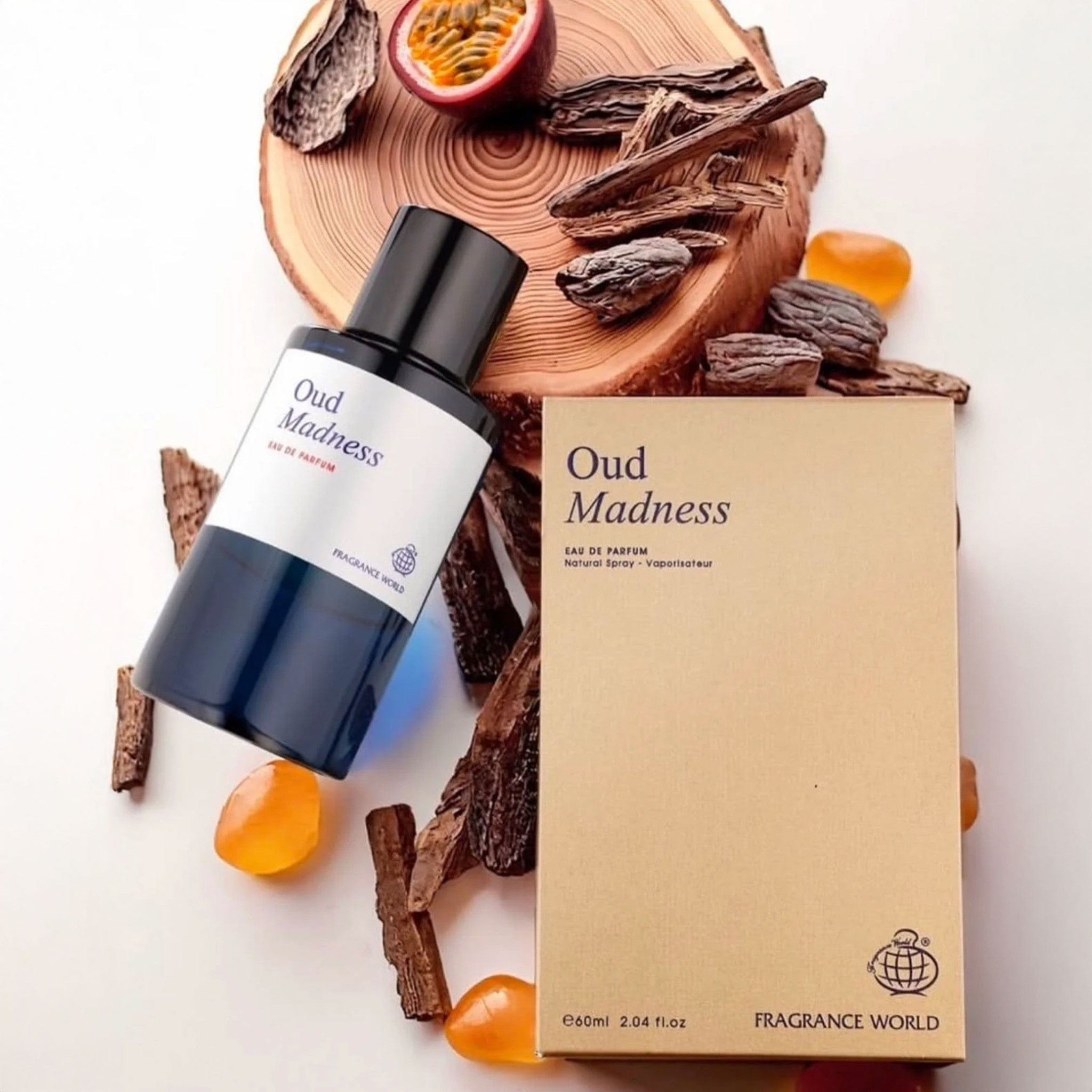 Oud Madness Eau de Parfum 60ml by Fragrance World - Unisex Perfume - EDP - 60ml 309922