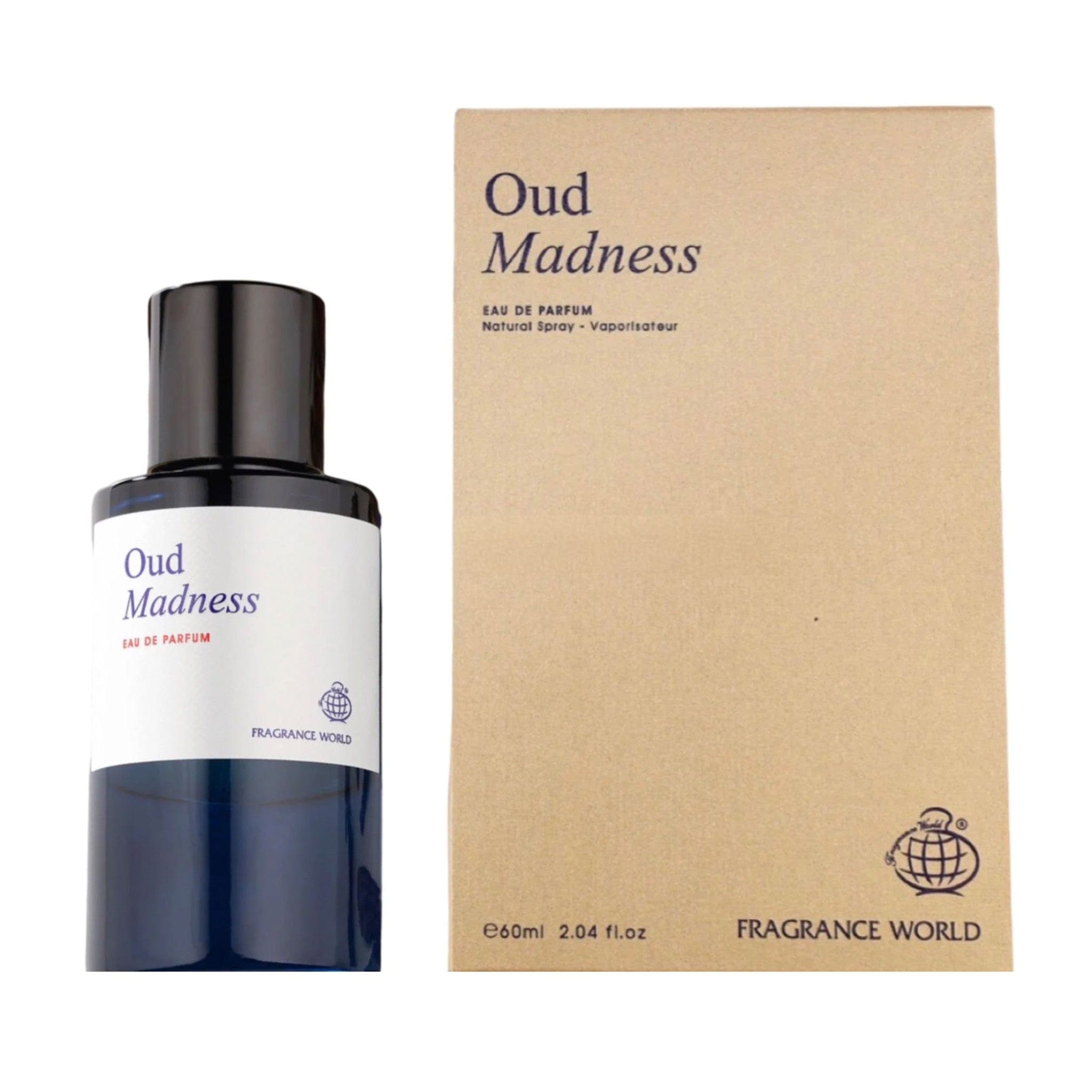 Oud Madness Eau de Parfum 60ml by Fragrance World - Unisex Perfume - EDP - 60ml 309922