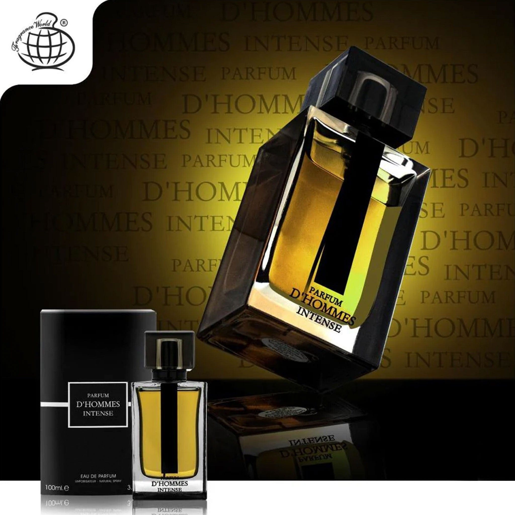 Parfum D'Hommes Intense Eau de Parfum 100ml by Fragrance World - Men Perfume - EDP - 100ml 309562