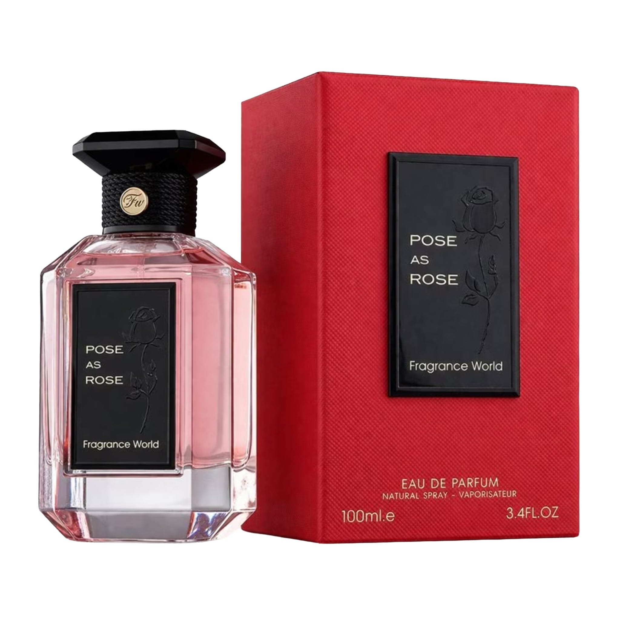 Pose As Rose by Fragrance World - Women Perfume - EDP - 100 ml 311676