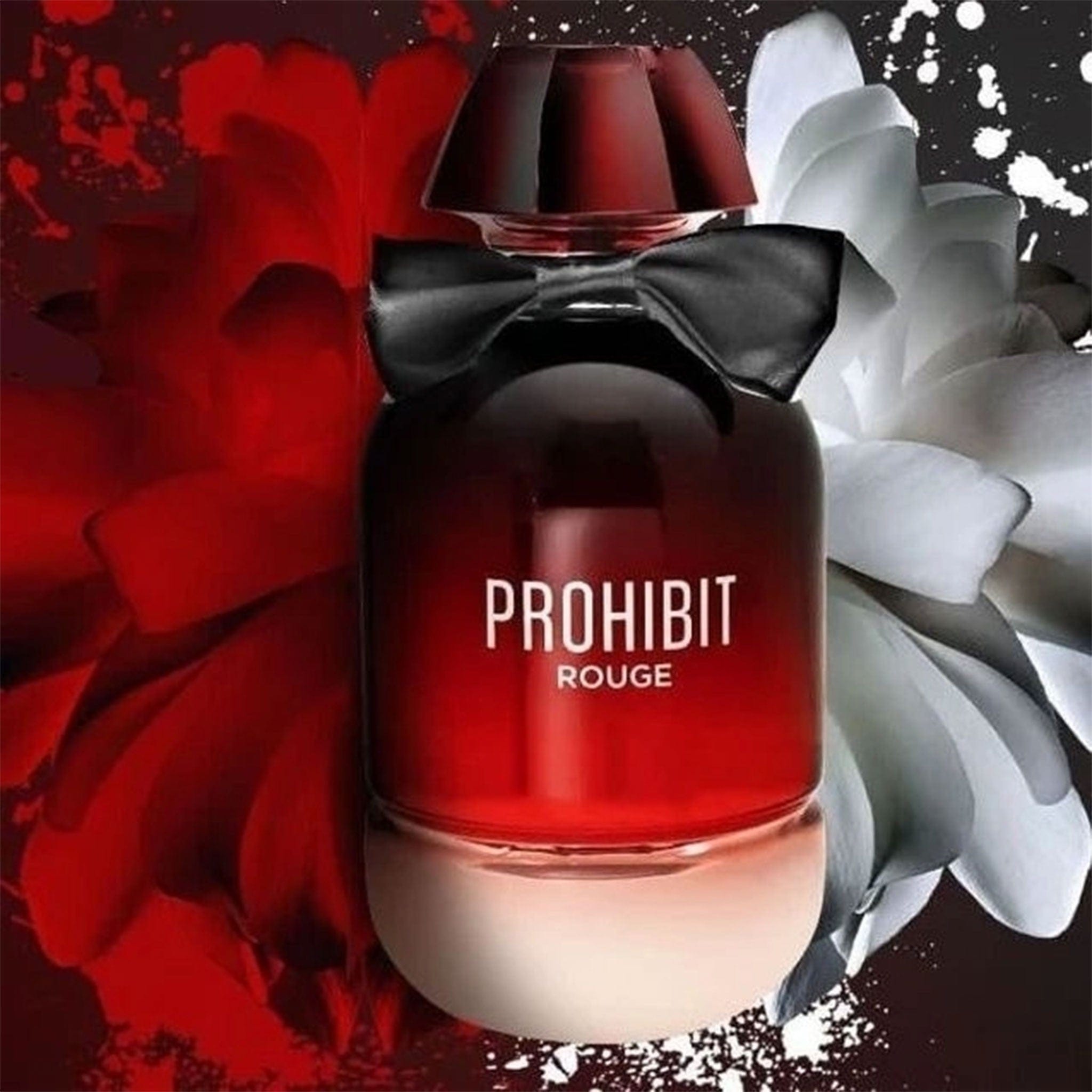 Prohibit Rouge Eau de Parfum 100ml by Fragrance World - Women Perfume - EDP - 100ml 309559