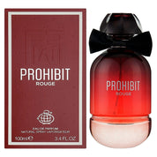 Prohibit Rouge Eau de Parfum 100ml by Fragrance World - Women Perfume - EDP - 100ml 309559