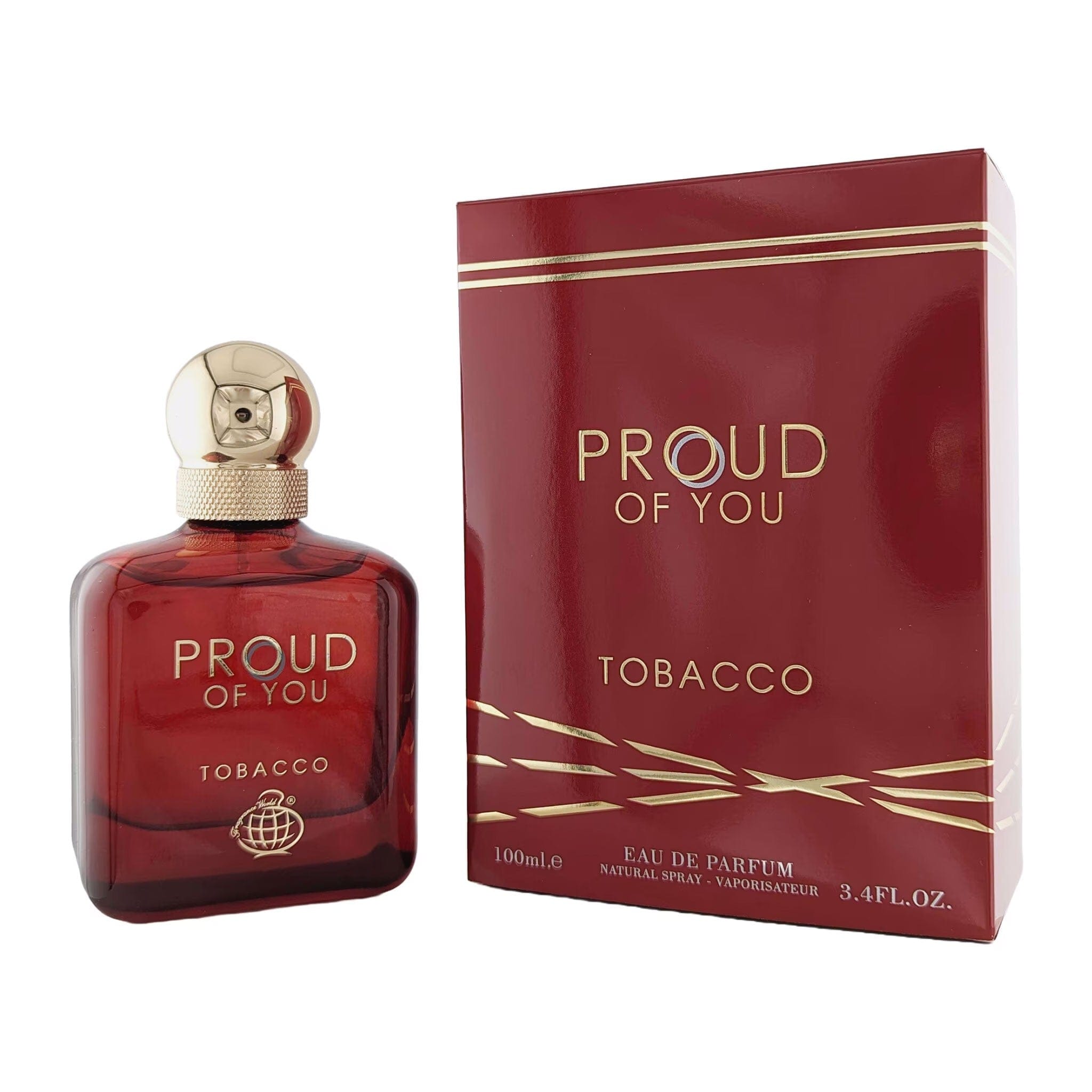 Proud of You Tobacco Eau de Parfum 100ml by Fragrance World - Men Perfume - EDP - 100ml 309557