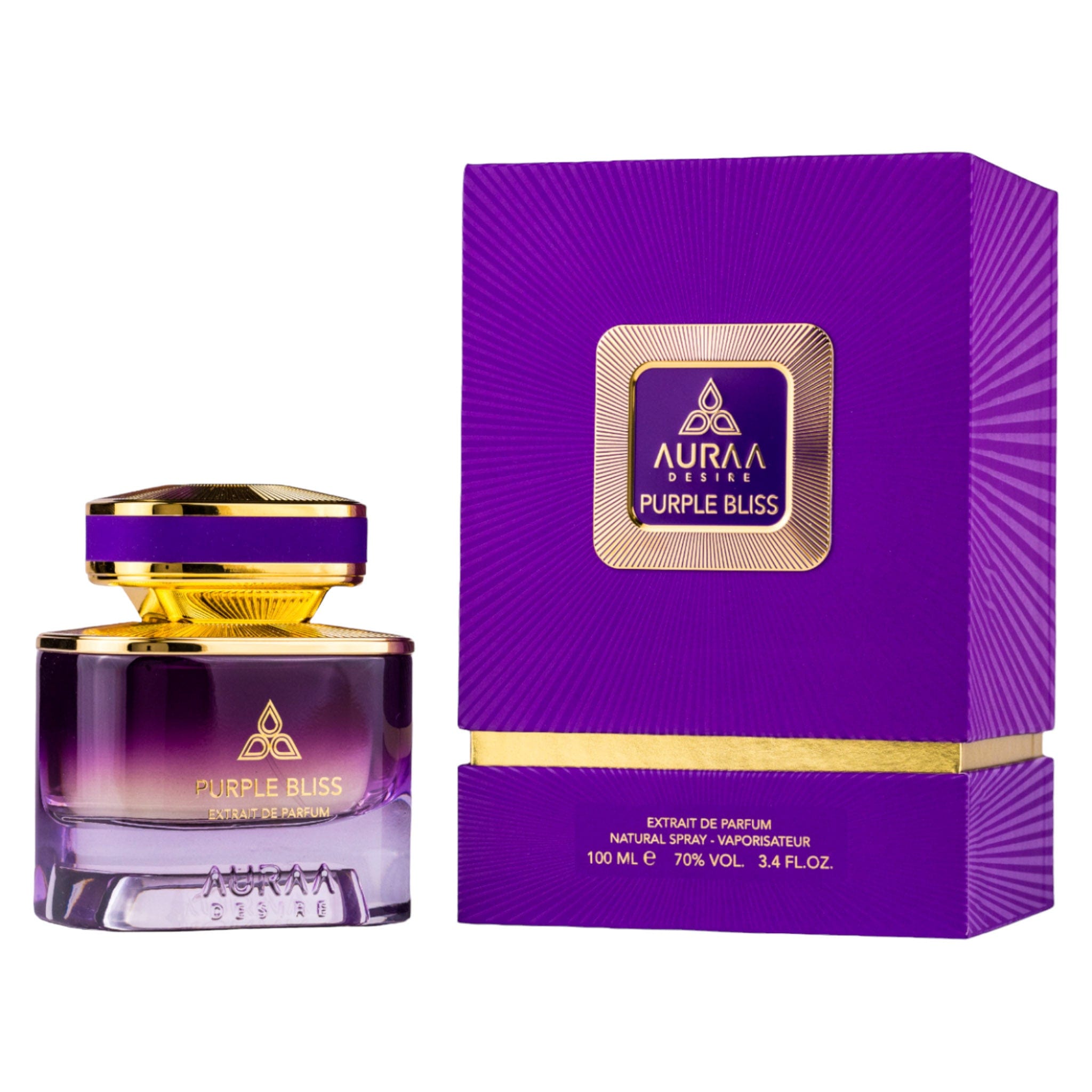 Purple Bliss by Auraa Desire - Extrait de Perfume Men - 100 ml 308349