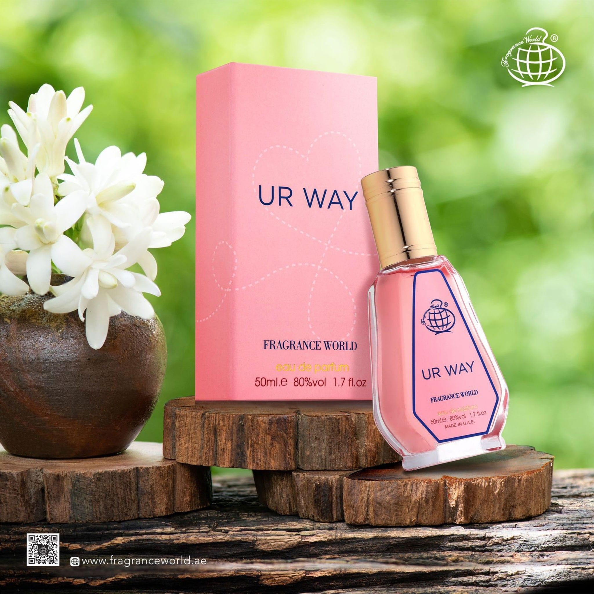 UR Way Eau de Parfum 50ml by Fragrance World - Women Perfume - EDP - 50ml 310360