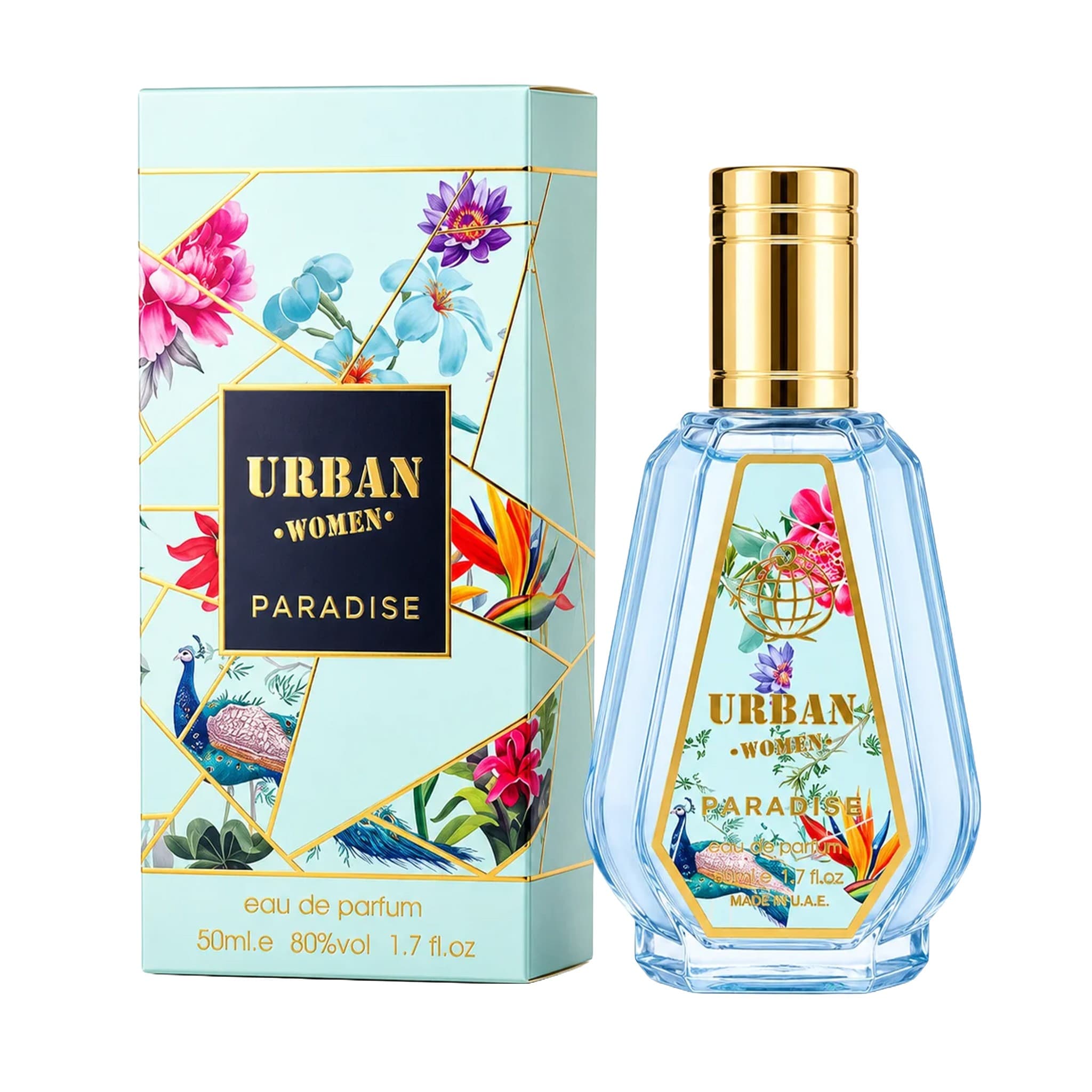 Urban Women Paradise by Fragrance World - Women Perfume - EDP - 50 ml 311579