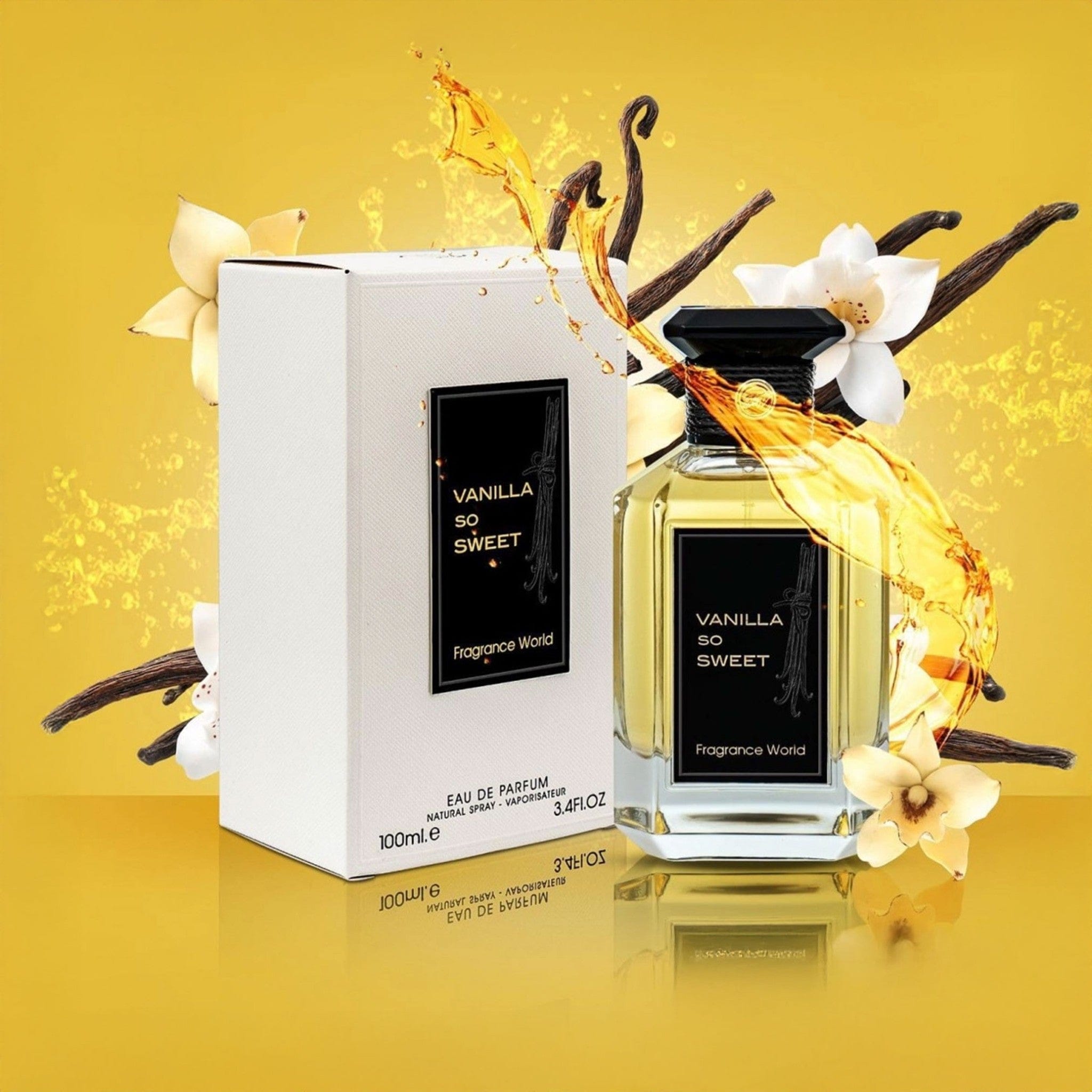 Vanilla so Sweet Eau de Parfum 100ml by Fragrance World - Unisex Perfume - EDP - 100ml 310245