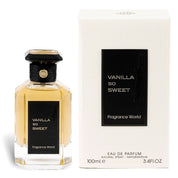 Vanilla so Sweet Eau de Parfum 100ml by Fragrance World - Unisex Perfume - EDP - 100ml 310245