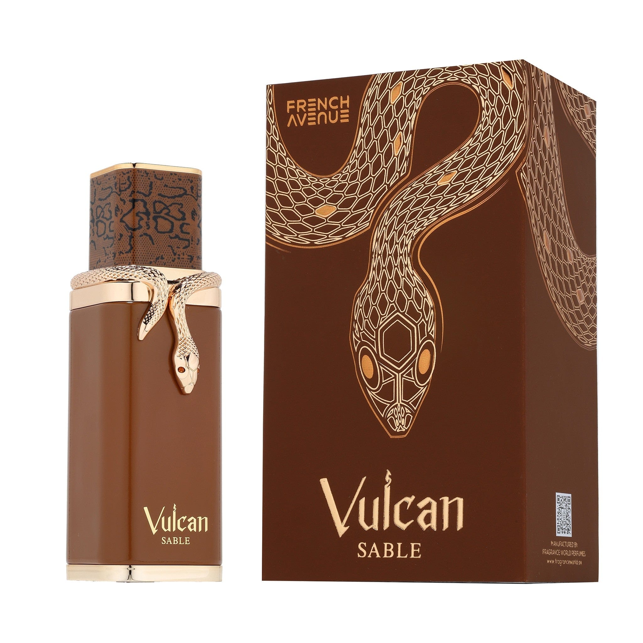 Vulcan Sable Eau de Parfum 100ml by French Avenue - Unisex Perfume - EDP - 100ml 310116